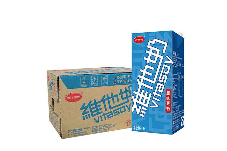 维他奶原味豆奶12盒 1L